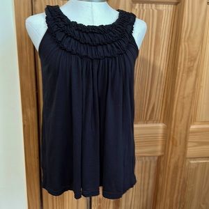 TEA PARTY BLACK TANK TOP XS NWT